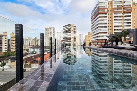 Área comum - Piscina de apartamento para alugar com 2 quartos, 73m² em Guilhermina, Praia Grande