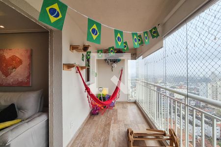 Varanda da Sala de apartamento à venda com 3 quartos, 104m² em Centro, São Bernardo do Campo