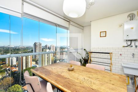 sala de jantar de apartamento à venda com 1 quarto, 58m² em Pinheiros, São Paulo