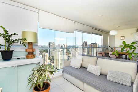 sala de estar de apartamento à venda com 1 quarto, 58m² em Pinheiros, São Paulo