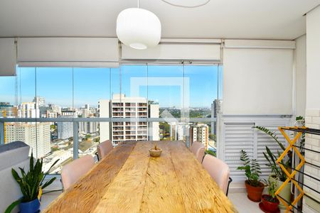 sala de jantar de apartamento à venda com 1 quarto, 58m² em Pinheiros, São Paulo