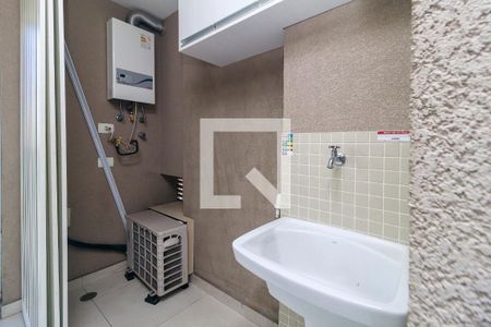 Varanda - Área de Serviço de apartamento para alugar com 1 quarto, 35m² em Santo Amaro, São Paulo