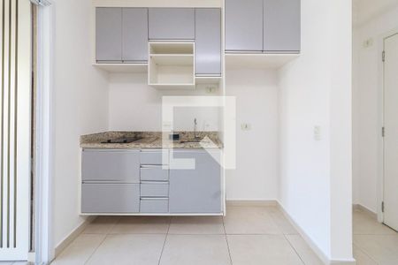 Sala - Cozinha de apartamento para alugar com 1 quarto, 35m² em Santo Amaro, São Paulo