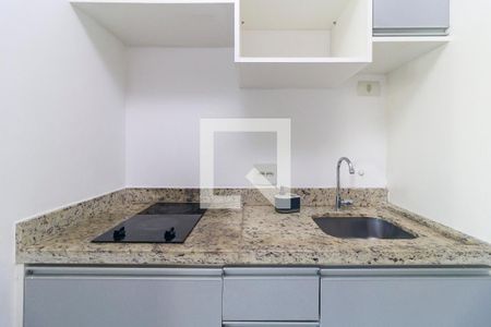 Sala - Cozinha de apartamento para alugar com 1 quarto, 35m² em Santo Amaro, São Paulo