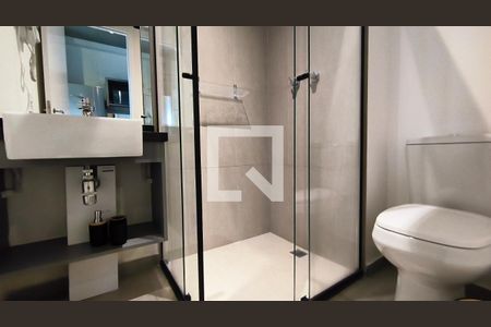 Banheiro de kitnet/studio à venda com 1 quarto, 22m² em Paraíso, São Paulo