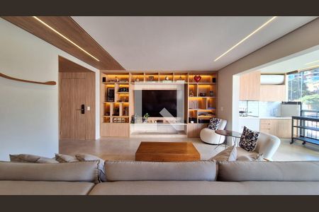 Sala  de apartamento à venda com 3 quartos, 163m² em Alto de Pinheiros, São Paulo