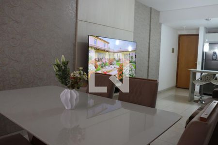 Sala de Jantar de apartamento à venda com 2 quartos, 64m² em Parque Amazônia, Goiânia
