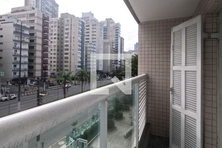 Varanda da Sala de apartamento para alugar com 2 quartos, 90m² em José Menino, Santos