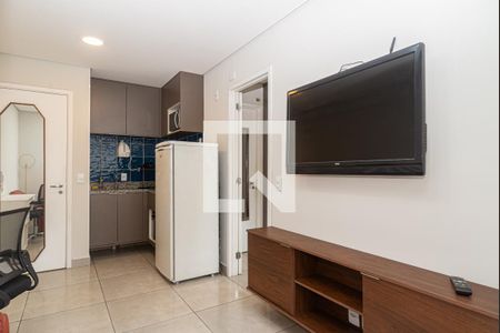 Sala de apartamento para alugar com 1 quarto, 28m² em Bela Vista, São Paulo