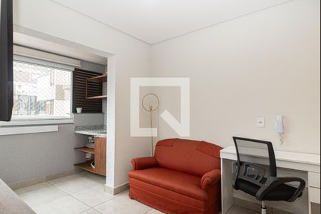 Sala de apartamento para alugar com 1 quarto, 28m² em Bela Vista, São Paulo