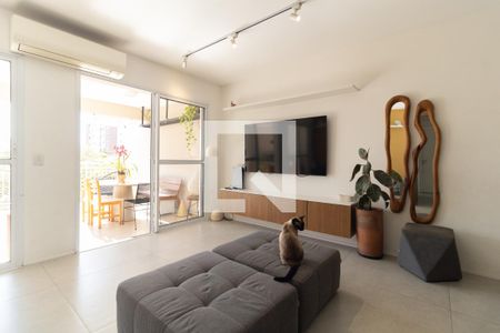 Sala de apartamento à venda com 2 quartos, 92m² em Vila Gumercindo, São Paulo