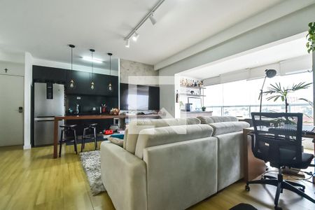 Sala de apartamento à venda com 1 quarto, 68m² em Jardim da Gloria, São Paulo