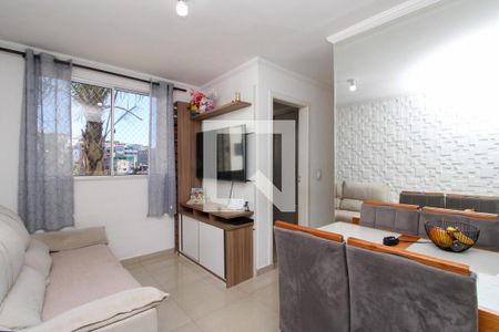 Sala de apartamento à venda com 2 quartos, 48m² em Campo Limpo, São Paulo