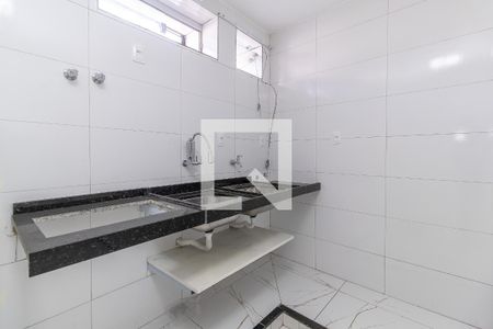 Sala e Cozinha de kitnet/studio para alugar com 1 quarto, 40m² em Jardim Leblon, Belo Horizonte