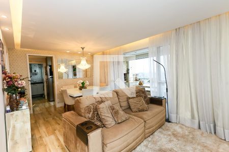 sala  de apartamento à venda com 3 quartos, 96m² em Jardim Wanda, Taboão da Serra