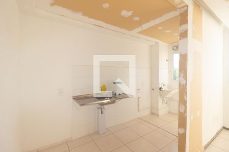 Sala/Cozinha de apartamento à venda com 1 quarto, 43m² em Campo Grande, Rio de Janeiro