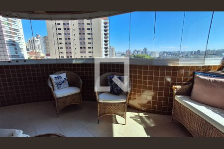 Varanda de apartamento à venda com 4 quartos, 179m² em Santa Paula, São Caetano do Sul