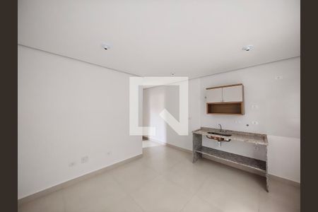 Sala / Cozinha de apartamento para alugar com 1 quarto, 33m² em Vila Germinal, São Paulo