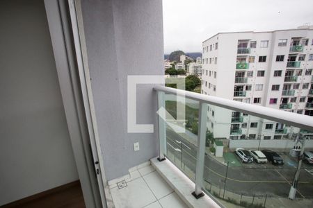 Varanda da Sala de apartamento para alugar com 2 quartos, 49m² em Pechincha, Rio de Janeiro