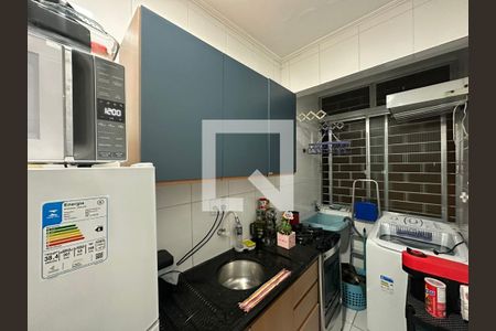 Cozinha de apartamento para alugar com 1 quarto, 60m² em Menino Deus, Porto Alegre
