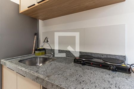Cozinha de kitnet/studio à venda com 1 quarto, 25m² em Campos Elíseos, São Paulo