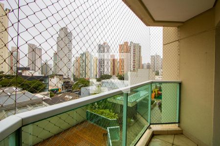 Varanda da sala de apartamento para alugar com 3 quartos, 100m² em Jardim, Santo André