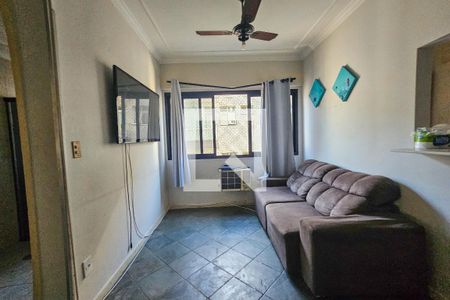 Sala de apartamento para alugar com 2 quartos, 60m² em Jardim Tres Marias, Guarujá