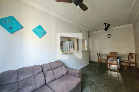 Sala de apartamento para alugar com 2 quartos, 60m² em Jardim Tres Marias, Guarujá