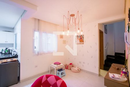 Sala de apartamento para alugar com 3 quartos, 115m² em Vila Assunção, Santo André