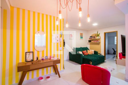 Sala de apartamento para alugar com 3 quartos, 115m² em Vila Assunção, Santo André