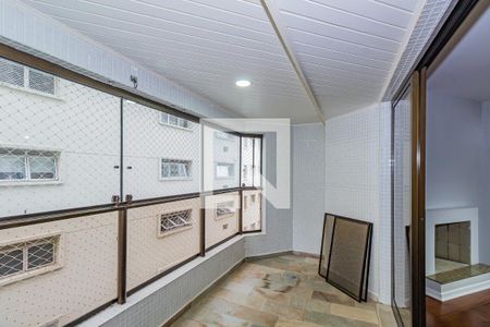 Varanda da Sala de apartamento à venda com 4 quartos, 193m² em Vila Cruzeiro, São Paulo
