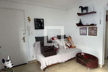 Sala de apartamento para alugar com 2 quartos, 64m² em Aparecida, Santos