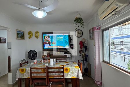 Sala de apartamento para alugar com 2 quartos, 64m² em Aparecida, Santos