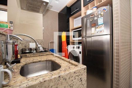 Cozinha e Área de Serviço de apartamento à venda com 1 quarto, 39m² em Setor Noroeste, Brasília