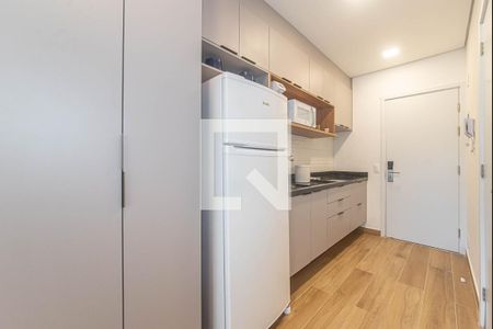 Cozinha de kitnet/studio à venda com 1 quarto, 34m² em Santo Amaro, São Paulo