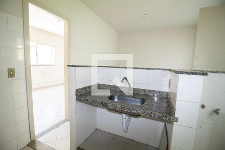 Cozinha  de kitnet/studio para alugar com 1 quarto, 35m² em Caiçaras, Belo Horizonte