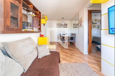 Sala de apartamento para alugar com 2 quartos, 47m² em Parque Sao Vicente, Santo André