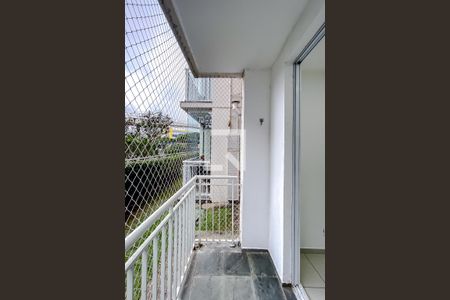 Varanda da Sala de apartamento para alugar com 2 quartos, 45m² em Jardim Sabara, São Paulo