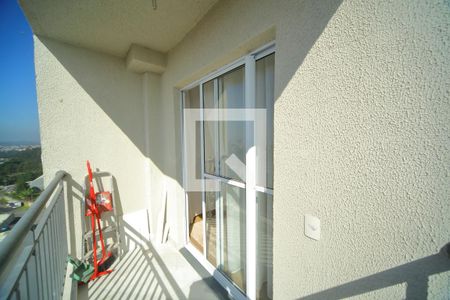 Varanda da Sala  de apartamento para alugar com 2 quartos, 51m² em Jardim Campestre, São Bernardo do Campo