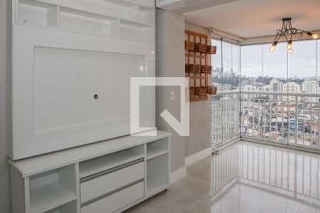 Sala e Sacada de apartamento à venda com 2 quartos, 63m² em Vila Romana, São Paulo