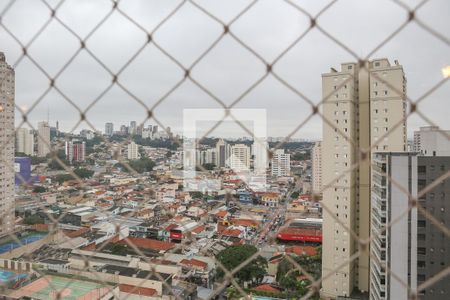 Vista da Sala e Sacada de apartamento à venda com 2 quartos, 63m² em Vila Romana, São Paulo
