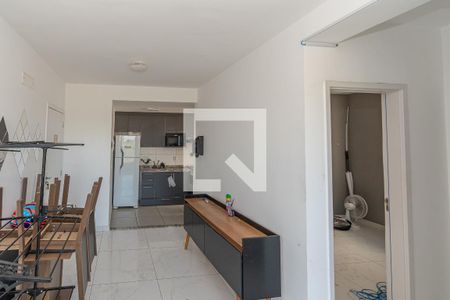 Sala de Estar/Jantar  de apartamento para alugar com 2 quartos, 57m² em Jardim Sao Sebastiao, Hortolândia