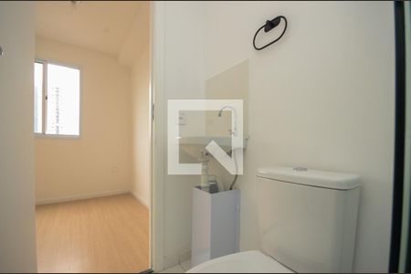 Banheiro de kitnet/studio para alugar com 1 quarto, 17m² em Freguesia do Ó, São Paulo