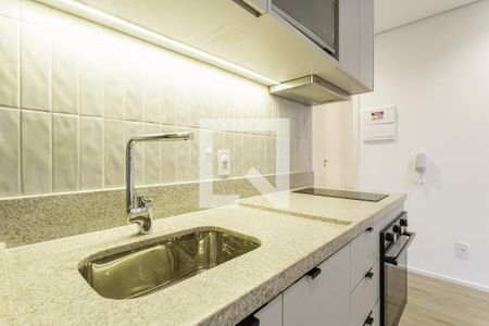 Sala/Cozinha de apartamento para alugar com 1 quarto, 38m² em Itaim Bibi, São Paulo