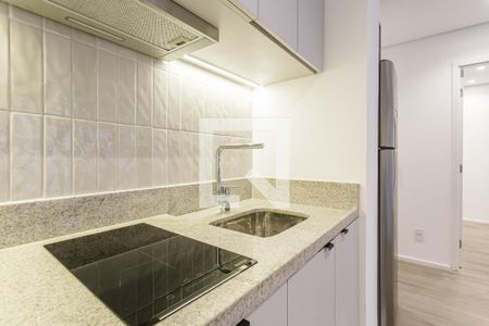 Sala/Cozinha de apartamento para alugar com 1 quarto, 38m² em Itaim Bibi, São Paulo