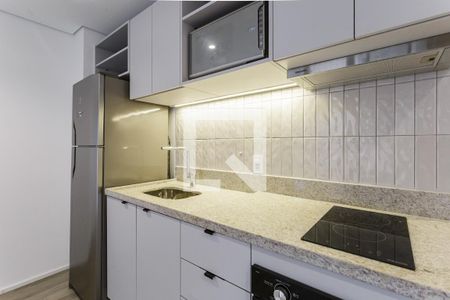 Sala/Cozinha de apartamento para alugar com 1 quarto, 38m² em Itaim Bibi, São Paulo