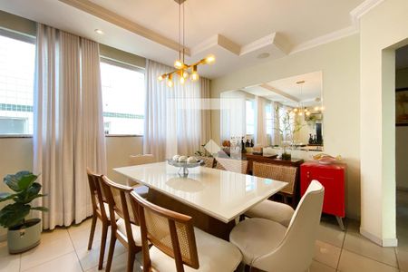 Sala de apartamento à venda com 3 quartos, 100m² em Palmares, Belo Horizonte