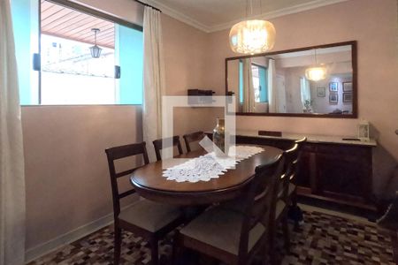 Sala de estar e jantar de casa para alugar com 3 quartos, 100m² em Macuco, Santos