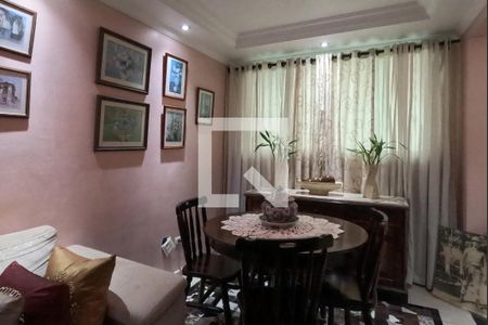 Sala de estar e jantar de casa para alugar com 3 quartos, 100m² em Macuco, Santos