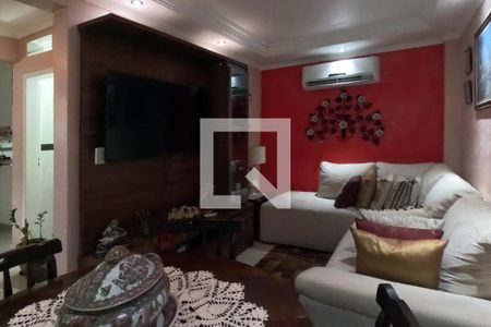 Sala de estar e jantar de casa para alugar com 3 quartos, 100m² em Macuco, Santos